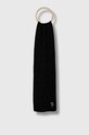 Μάλλινο κασκόλ Karl Lagerfeld μαλλί μαύρο 236W3301