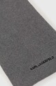 Μαντήλι από μείγμα μαλλιού Karl Lagerfeld 236W3305 γκρί AW23