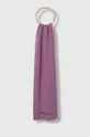 фиолетовой Шарф с примесью шерсти Karl Lagerfeld Женский