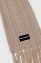 Вовняний шарф Karl Lagerfeld 236W3310 бежевий AW23