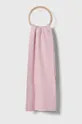 roza Šal s primesjo volne Calvin Klein Jeans Ženski