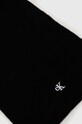 Шарф с примесью шерсти Calvin Klein Jeans K60K611265 чёрный AW23