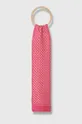 roza Otroški šal s primesjo volne United Colors of Benetton Dekliški