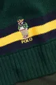 Детский хлопковый шарф Polo Ralph Lauren зелёный