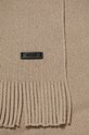 Μάλλινο κασκόλ BOSS 50495340 μπεζ AW24
