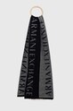 Vlnený šál Armani Exchange vlna modrá 954300.3F150