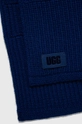 Шарф с примесью шерсти UGG тёмно-синий