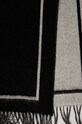 AllSaints szalik wełniany AS200664 czarny AW23