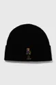 Polo Ralph Lauren czapka i szalik wełniany czarny