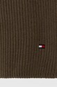 Шарф з домішкою кашеміру Tommy Hilfiger AM0AM11480 зелений AW23