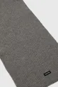Calvin Klein szalik wełniany szary