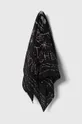 čierna Hodvábna šatka Moschino Unisex
