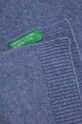 Akcesoria United Colors of Benetton szalik z domieszką wełny 1MDVDU010.65N fioletowy