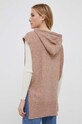 Ρούχα Γιλέκο από μείγμα μαλλιού Sisley 103WMU00L.7K3 μπεζ