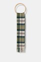 Barbour esarfa de lana cu modele verde USC0002