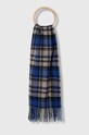Ader Error wool scarf Revint Plaid Muffler fabric blue BMADFWAC0401
