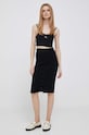 Sukňa Calvin Klein Jeans J20J221437 čierna AW23