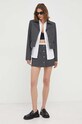 Remain fusta din amestec de lana 500361514 gri AW23