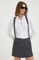 Remain fusta din amestec de lana gri 500361514
