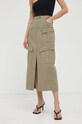 Gestuz spódnica jeansowa Aubrey 10908161 zielony AW23