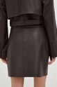 Ρούχα Δερμάτινη φούστα Gestuz 10908203 καφέ