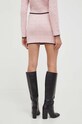 Odzież Twinset spódnica z domieszką wełny 232AP3281 różowy