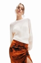 Φούστα Desigual 23WWFW07 WOMAN WOVEN SKIRT LONG 100% Πολυεστέρας