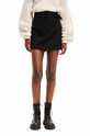 Desigual spódnica z elastanem czarny 23WWFW17