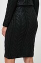 Odzież Guess spódnica z domieszką wełny W3BD86.Z3A50 czarny