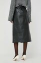 Îmbrăcăminte Luisa Spagnoli fusta de piele 540238 negru