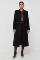 Vlnená sukňa Luisa Spagnoli 58021 burgundské AW23