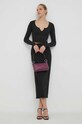 Suknja Sisley 47N8L001N.100 crna AW23