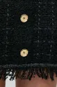 fekete Pinko szoknya gyapjú keverékből