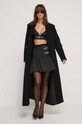 Moschino Jeans fusta din amestec de lana 0112.8768 negru AW23