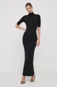 Μάλλινη φούστα Calvin Klein μαύρο