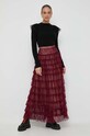 Φούστα Twinset 232TT2072 μπορντό AW23