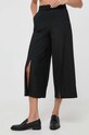 Oblečenie Nohavice s prímesou vlny Twinset 232TT2048 čierna