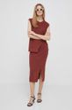 Sukňa Dkny P3GRAK15 červená AW23