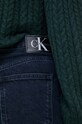 Τζιν φούστα Calvin Klein Jeans σκούρο μπλε J20J221808