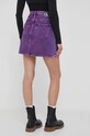 Îmbrăcăminte Calvin Klein Jeans fustă din denim J20J221810 violet