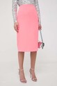 Спідниця MAX&Co. x Anna Dello Russo casual рожевий C1040223