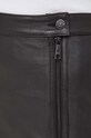 The Kooples fusta de piele FJUP27019K negru