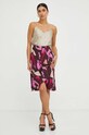 Marella spódnica casual bordowy 2331060336200