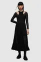 μαύρο Φούστα AllSaints EVA SKIRT Γυναικεία