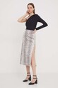 Sukňa Abercrombie & Fitch KI143.3317.114 béžová AW23