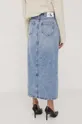 Rifľová sukňa Calvin Klein 100 % Bavlna