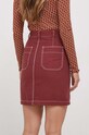 Oblečenie Bavlnená sukňa United Colors of Benetton 41ACD002M.1G2 burgundské