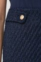 Sukňa s prímesou vlny MICHAEL Michael Kors tmavomodrá MR470CLAER
