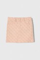 Guess spódnica jeansowa dziecięca wzorzyste różowy J3YD05.WE620.9BYX