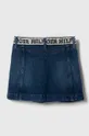 Παιδική τζιν φούστα Tommy Hilfiger σκούρο μπλε